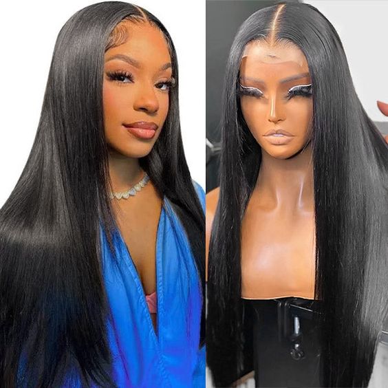 straight human hair lace wigs