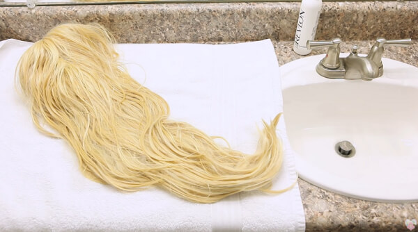 wash and condition wig promptly