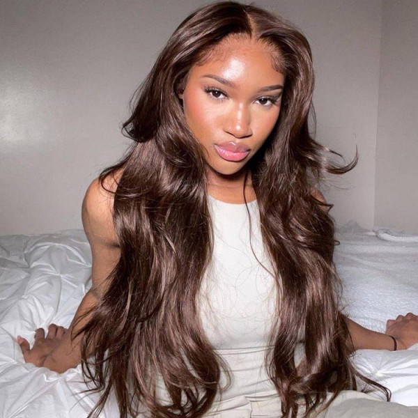 Dark Brown Lace Front Wigs