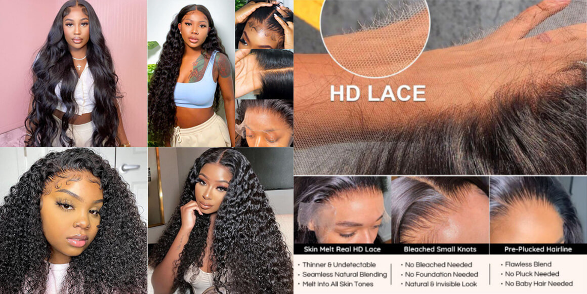 hd lace frontal wigs