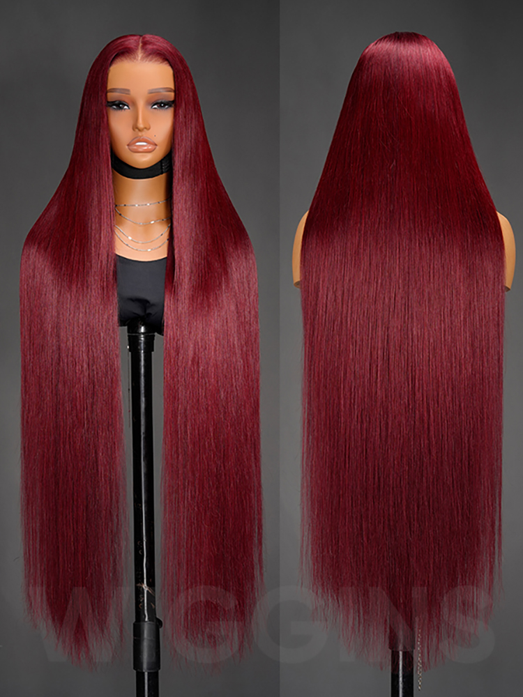 cola cherry red human hair wig