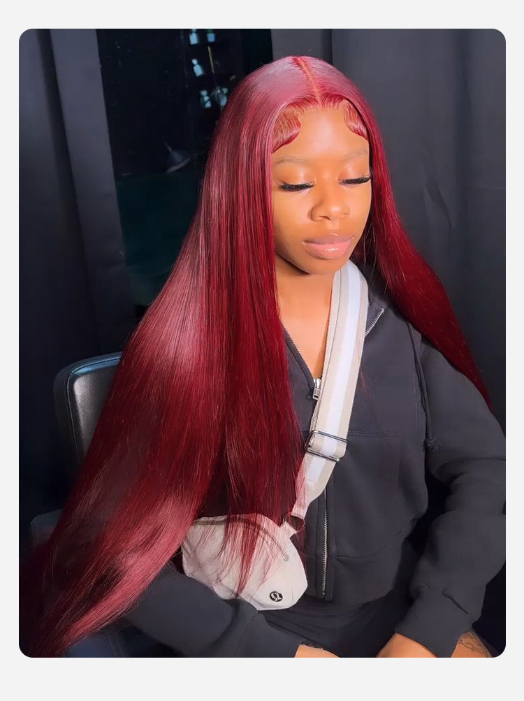 cherry cola red wig
