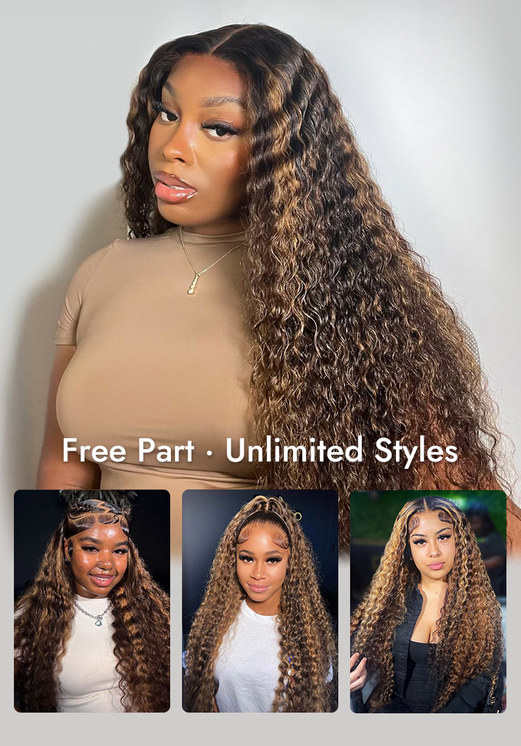 Highlight Deep Wave Lace Wig