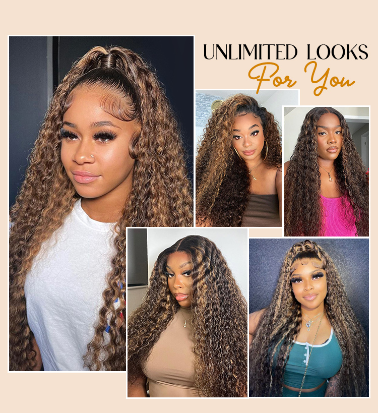 Highlight Deep Wave Human Hair Wig