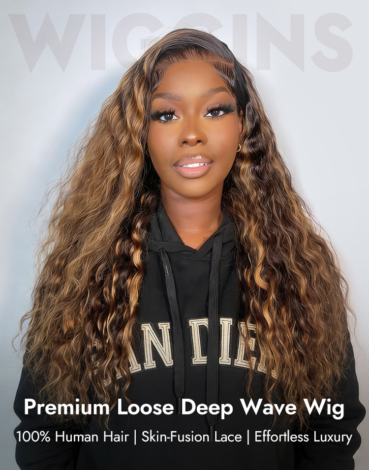 Highlight Loose Deep Wave Wig