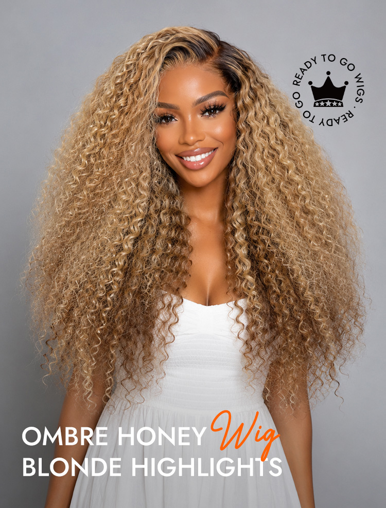 Blonde And Ombre Hair Wig