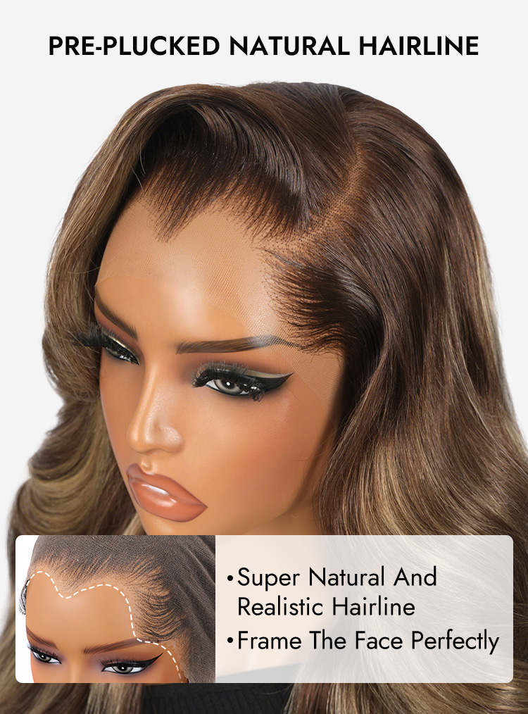 Lagos Hairline Highlight Wig Human Hair