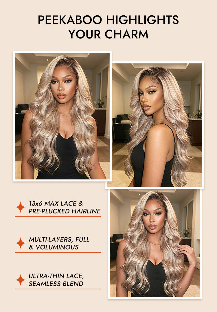 Ash Blonde Wigs With Layers