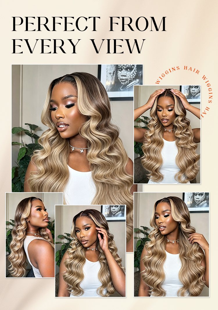 Balayage Highlgiht Body Wave Wigs