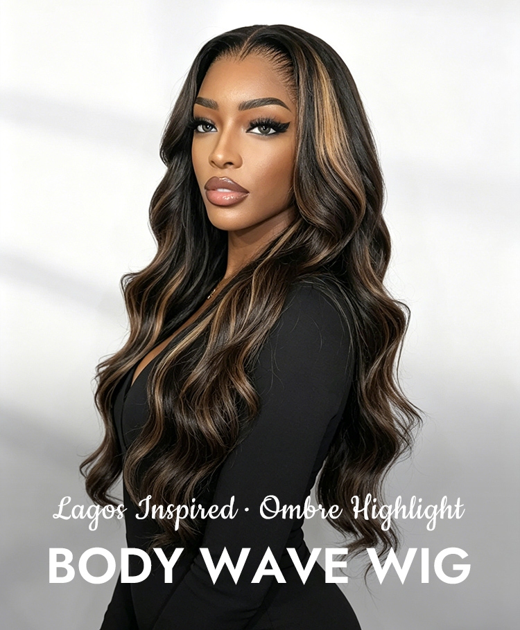 Ombre Highlight Human Hair