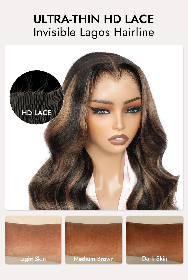 Ombre Highlight Body Wave Human Hair