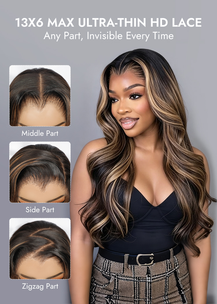 Lagos Hairline Ombre Highlight Human Hair