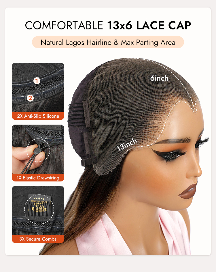 Lagos Hairline Highlight Lace Wig