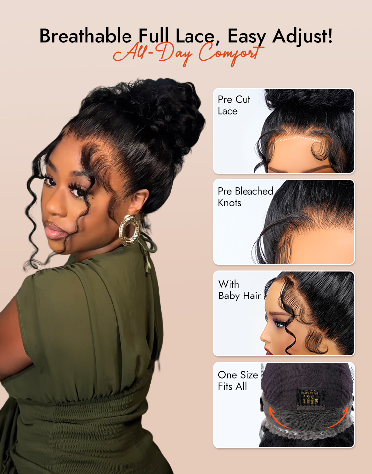 Loose Deep 360 Lace Wig