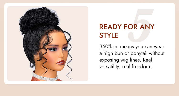 Loose Deep 360 Lace Wig Human Hair