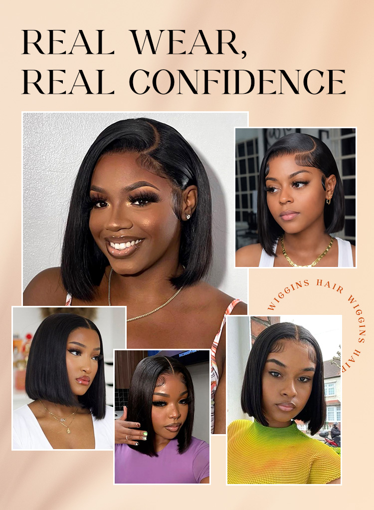 Straight Bob Wigs Human Hair