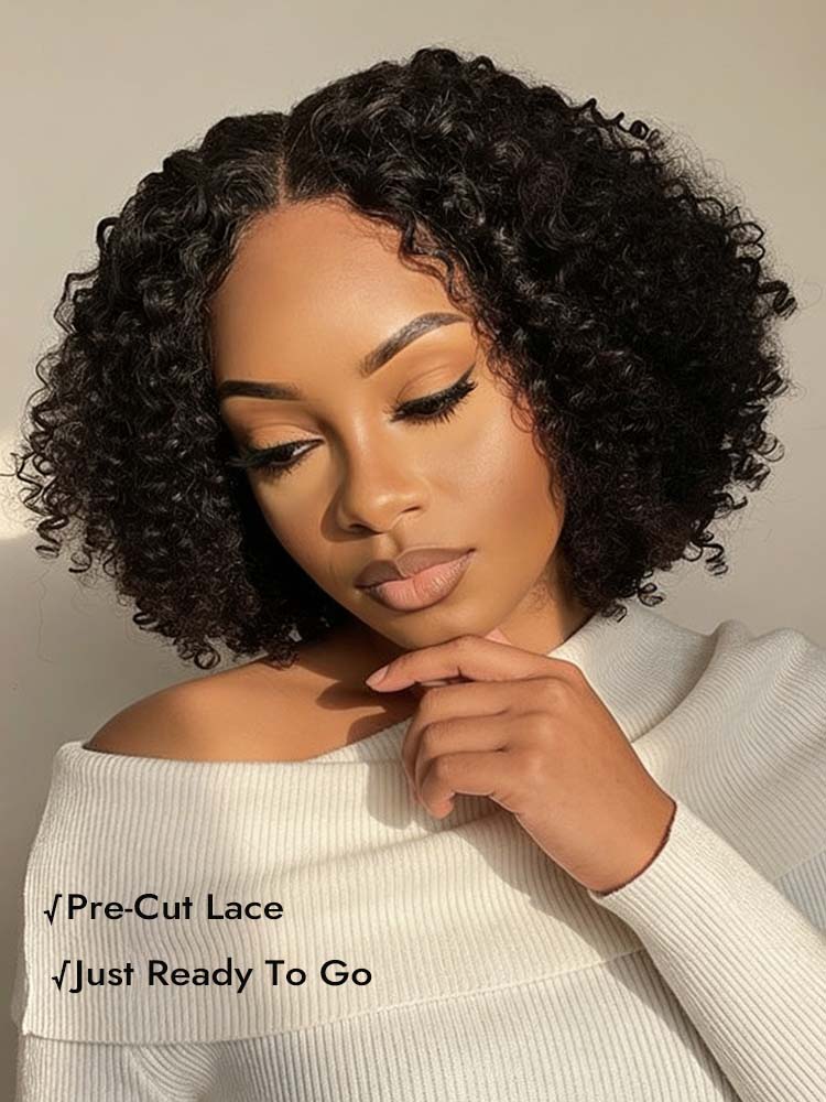 Ready To Go BOB Curly Human Hair