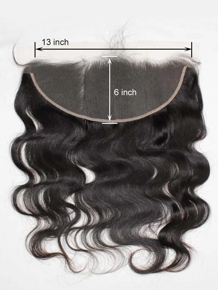 Body wave or straight human hair HD lace frontal