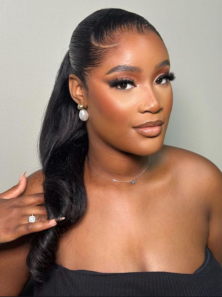 HD Lace Frontal And Clip In Ponytail 
