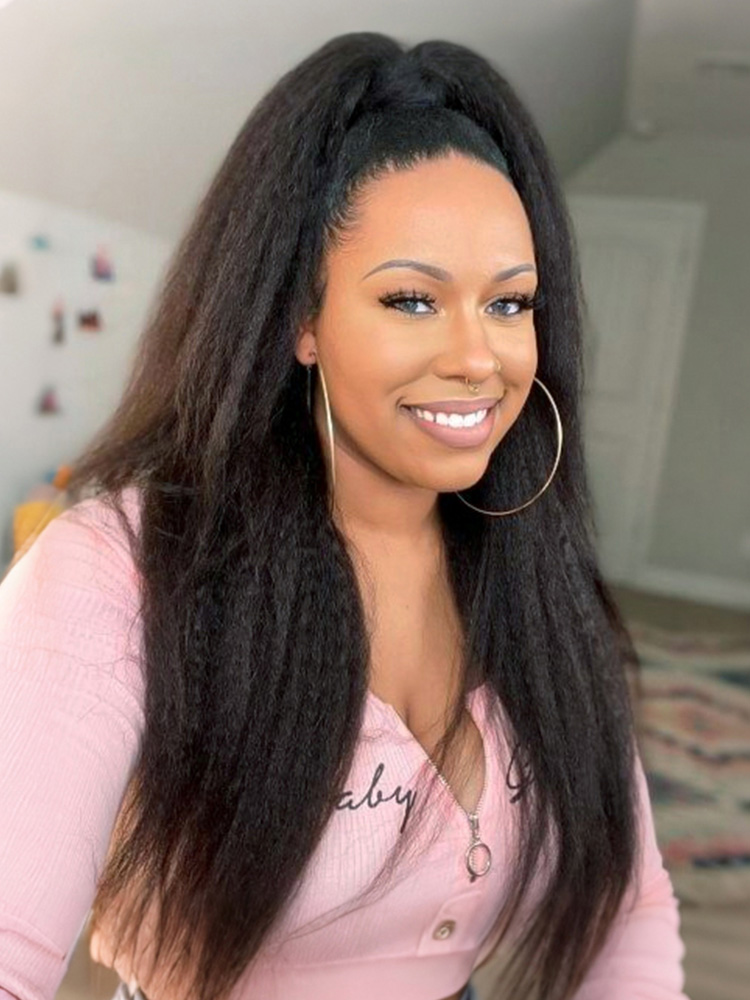  100% Human Hair  Half Up Half Down