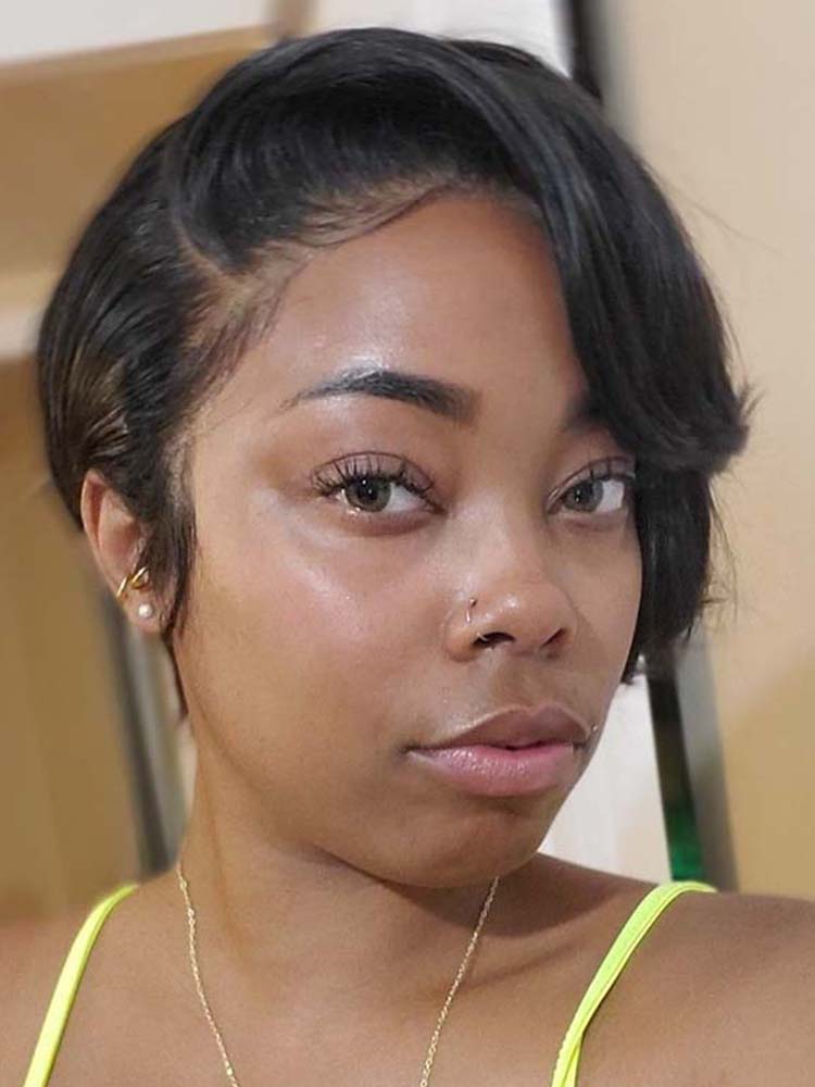 Pixie Cut Lace Front Wigs 
