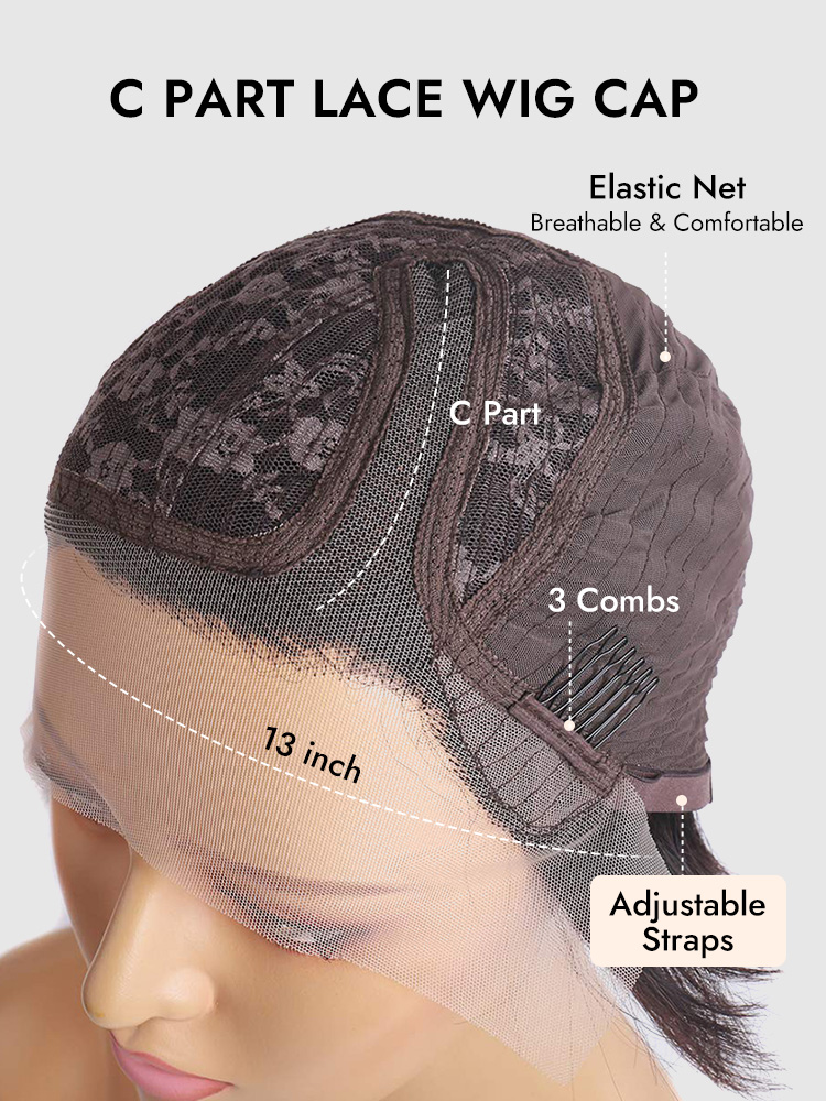 Short straight human hair 