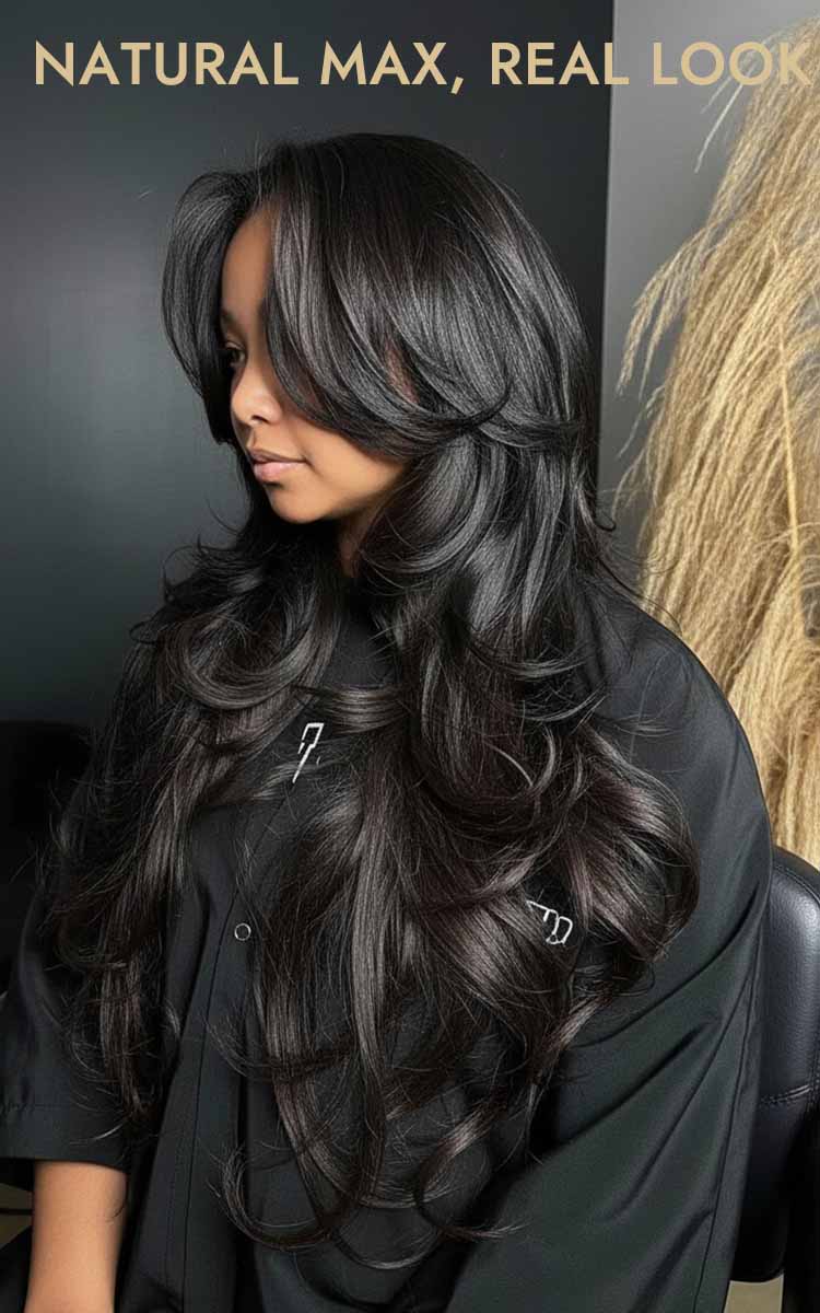 layered cut wavy hair wigs