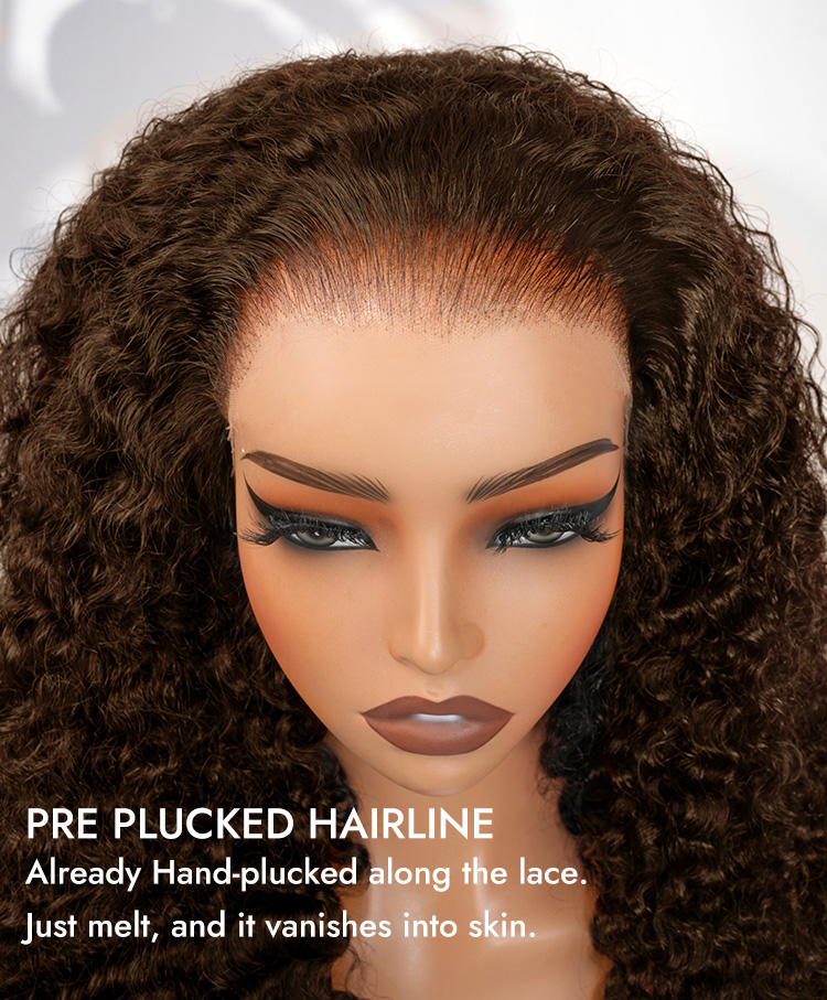 natural spiral curl human hair lace front