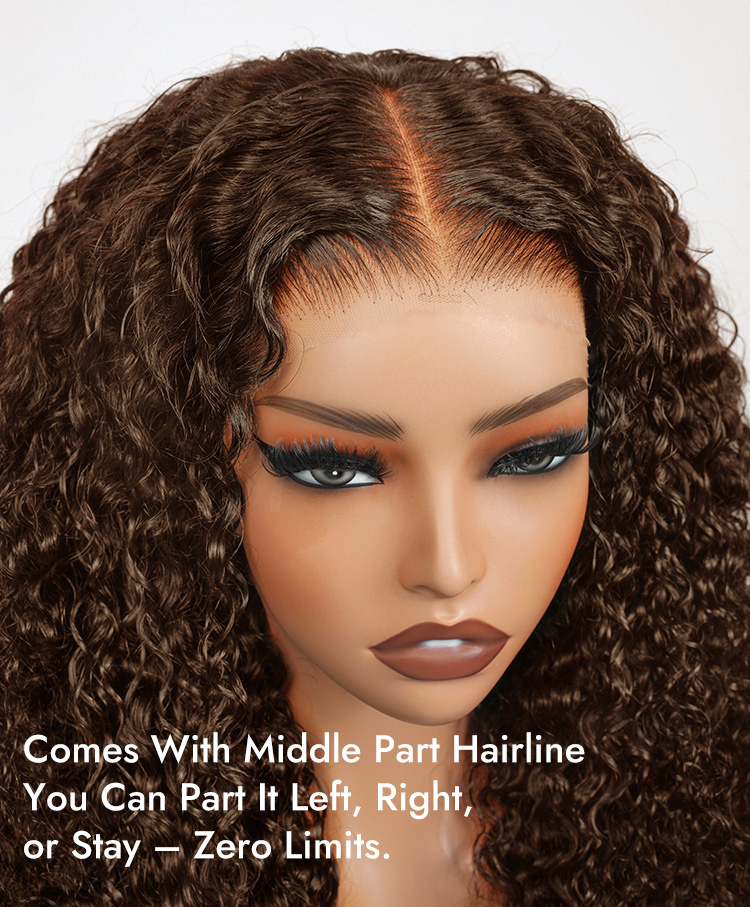 100 human hair Burmese curly lace wig