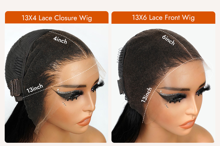 13x6 transparent lace front curly wig
