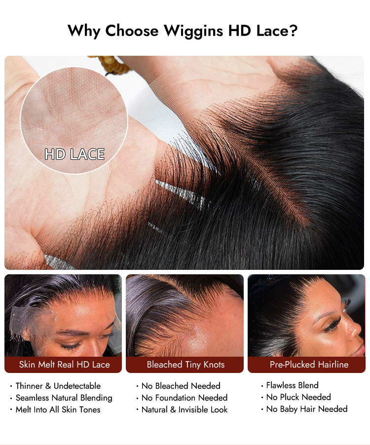 5x5 Lace Closure body wave humanr hair wigs