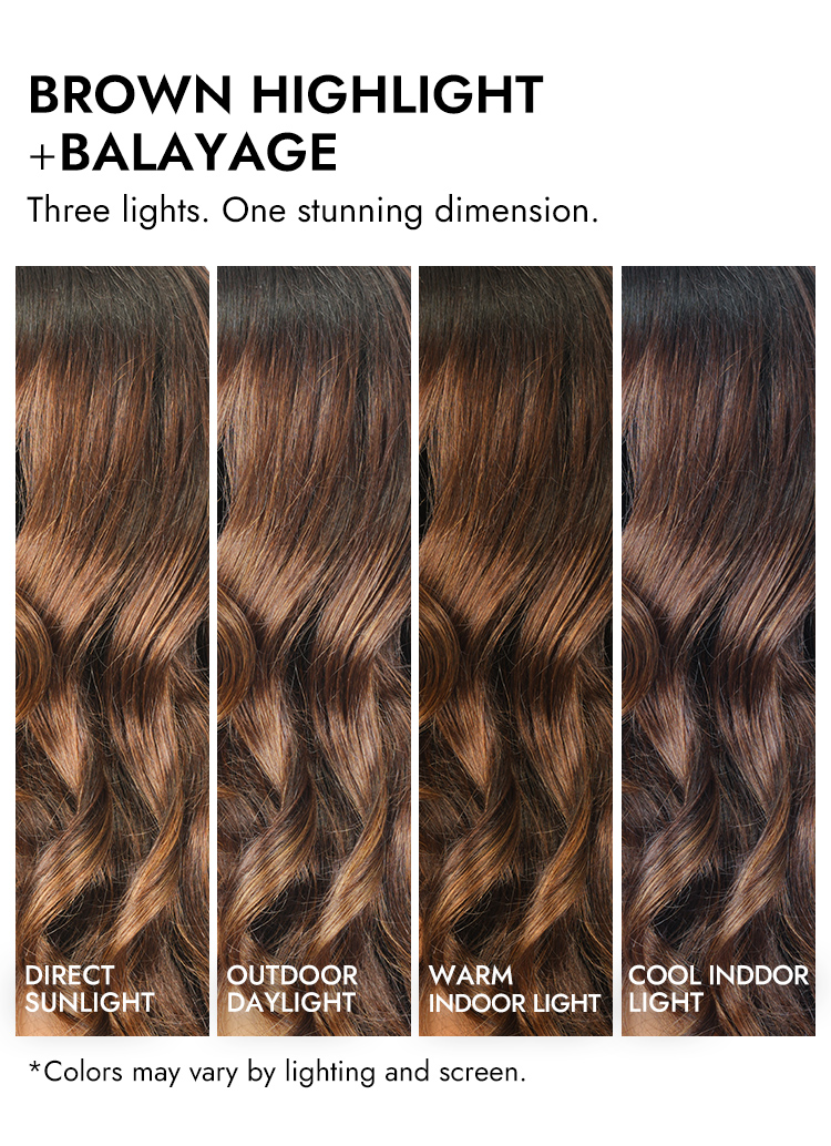  5x7 Lace Brown Balayage Wigs 