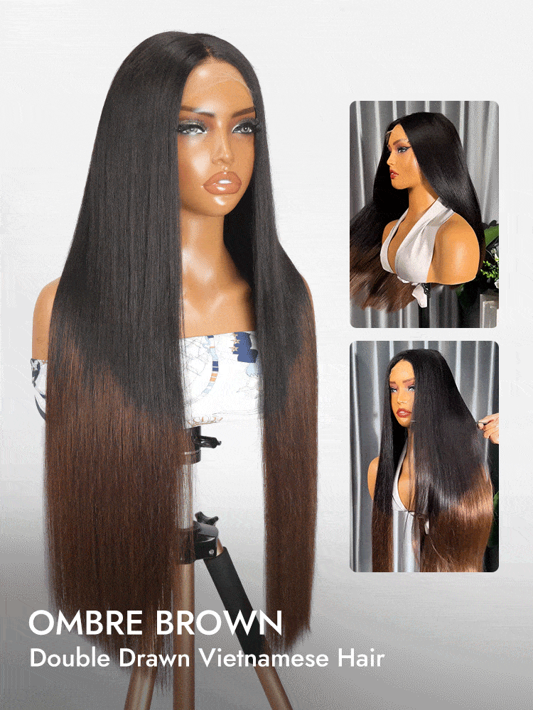 5x5 lace human hair wig