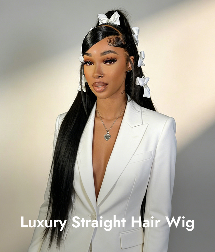 long wigs straight human hair 