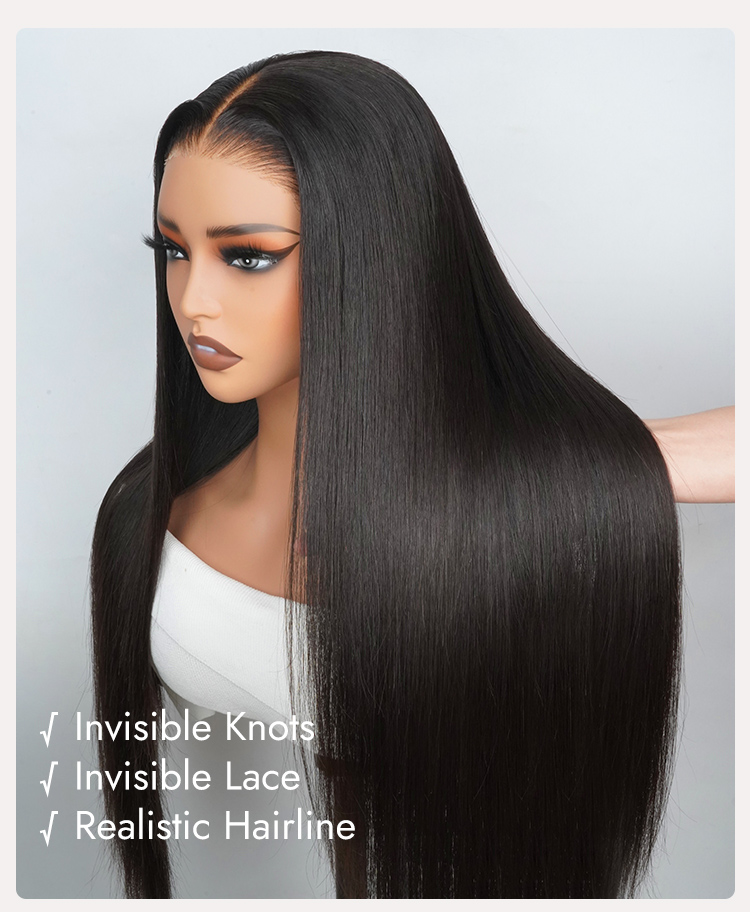straight human hair lace frontal wigs