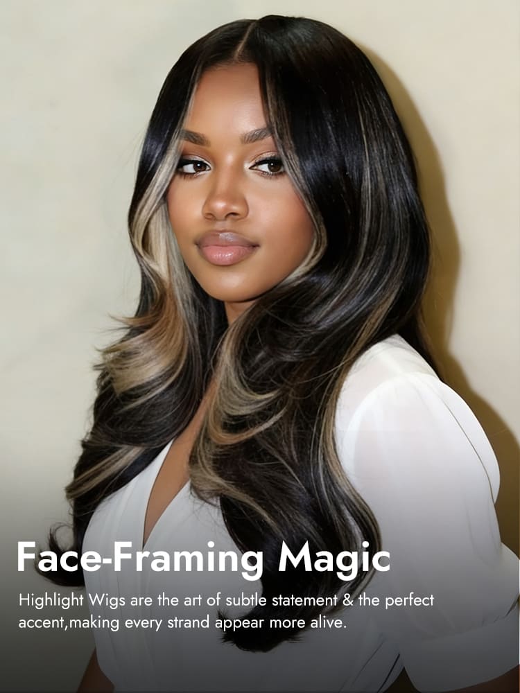 5x7 HD lace human hair wave wig