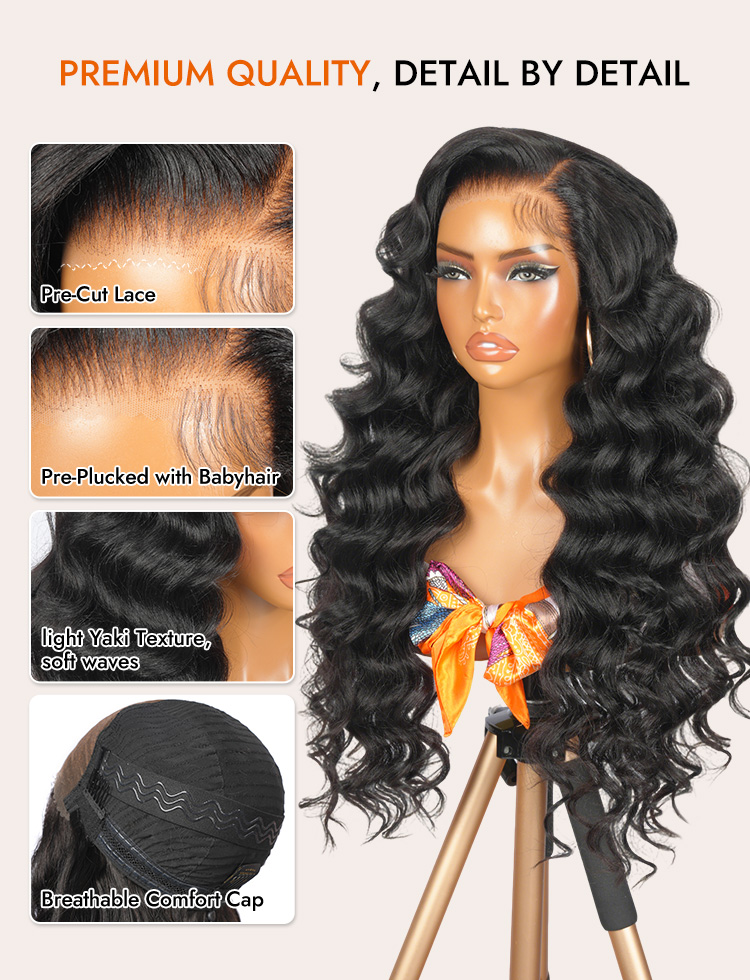 Light Yaki Loose Wave Wig