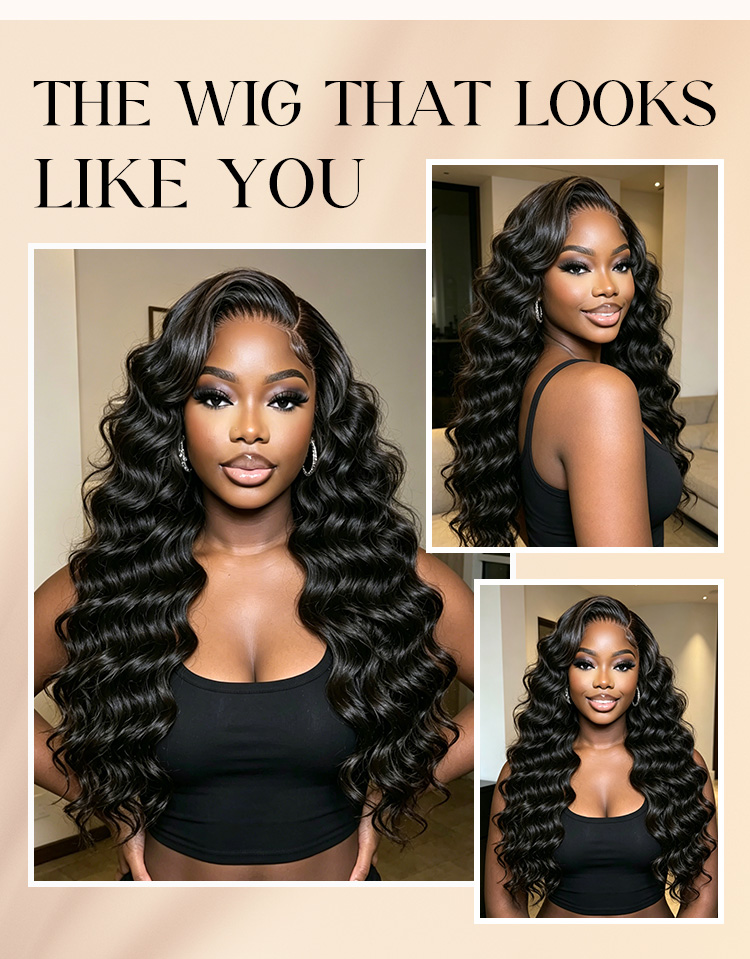 Side Part Light Yaki Loose Wave Wig