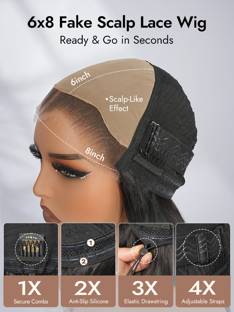 HD Lace Wig With Drawstring