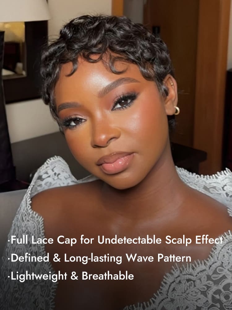 Short Pixie Cut Human Hair
