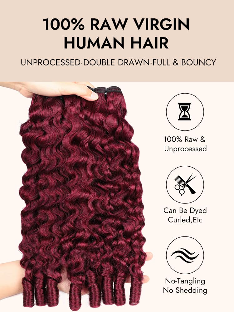 99J Burmese Curly Bundles