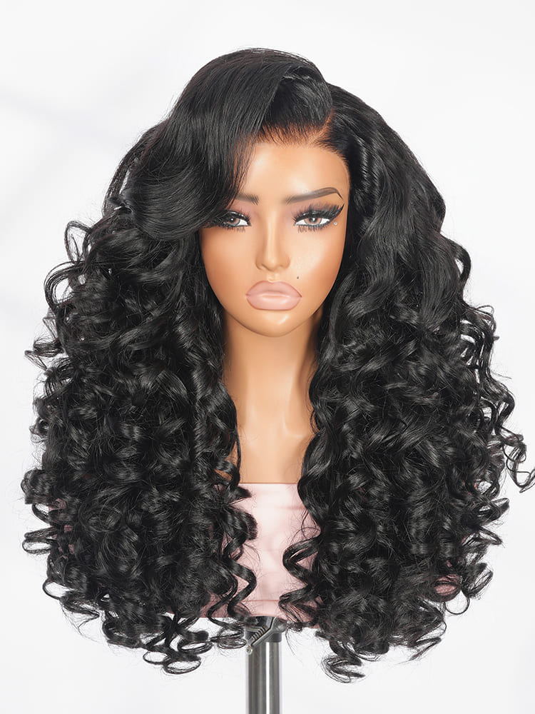 Bouncy Curly Human Hair