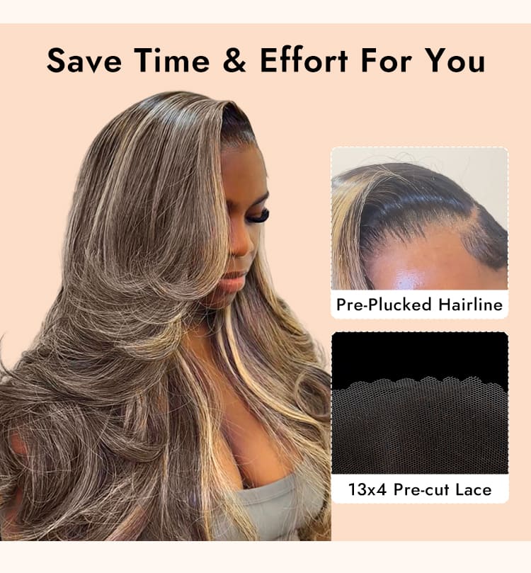 Highlight Brown Lace Wigs