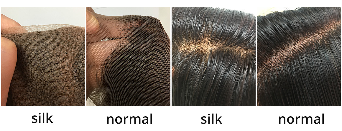 difference between silk base lace and normal lace