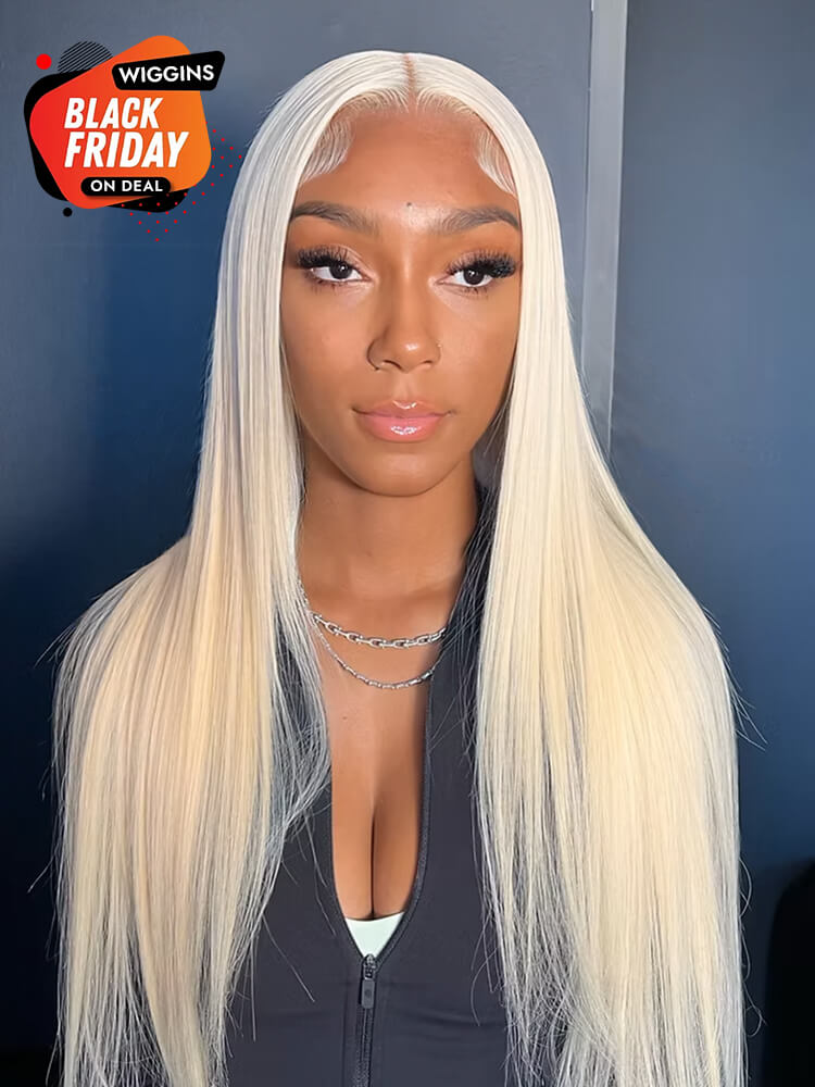 Blonde Wigs Pure 613 Straight Hair Blonde Lace Front Wigs