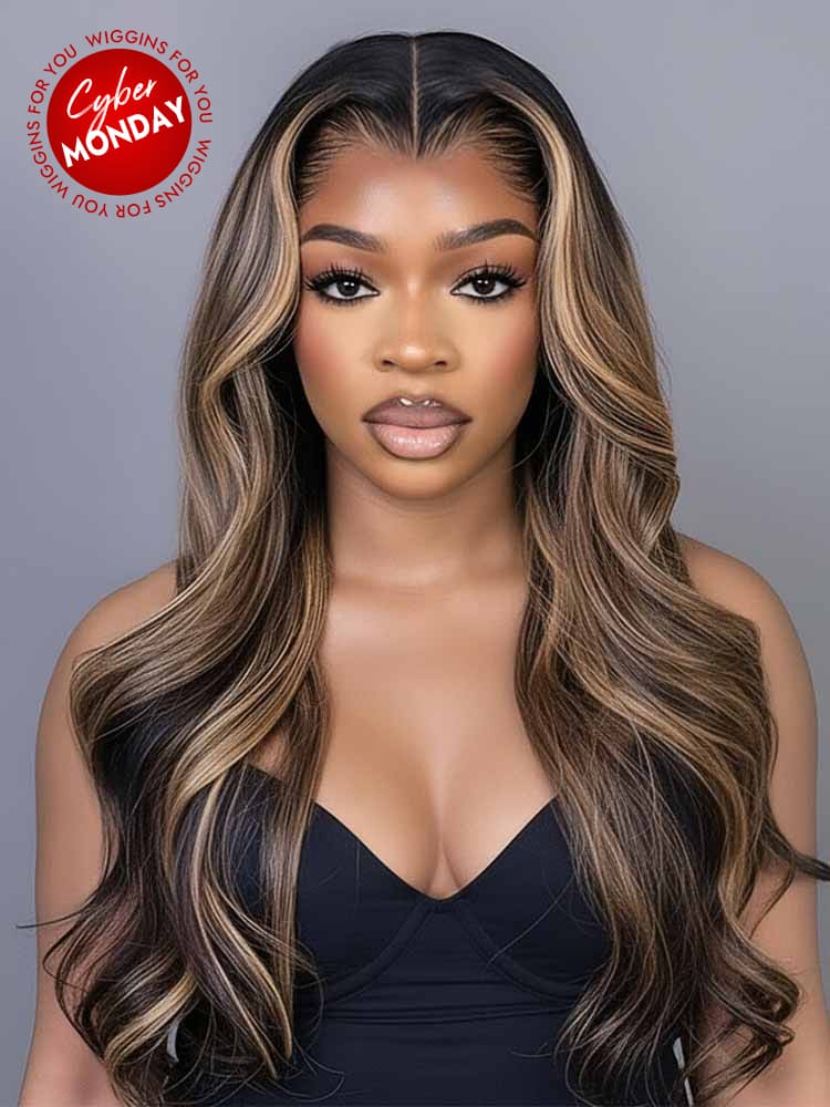 Lagos Hairline Ombre Highlight Body Wave 13x6 Ultra-Thin HD Lace High Density Wig 
