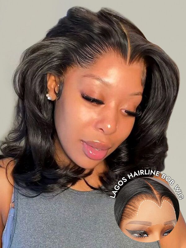 lagos hairline bob wig