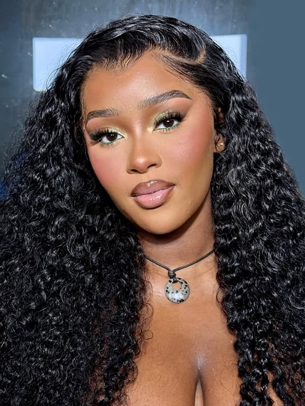 curly hd lace front wig