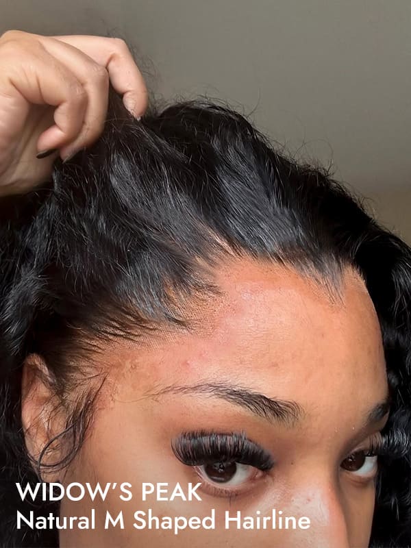 m hairline with widowns peak