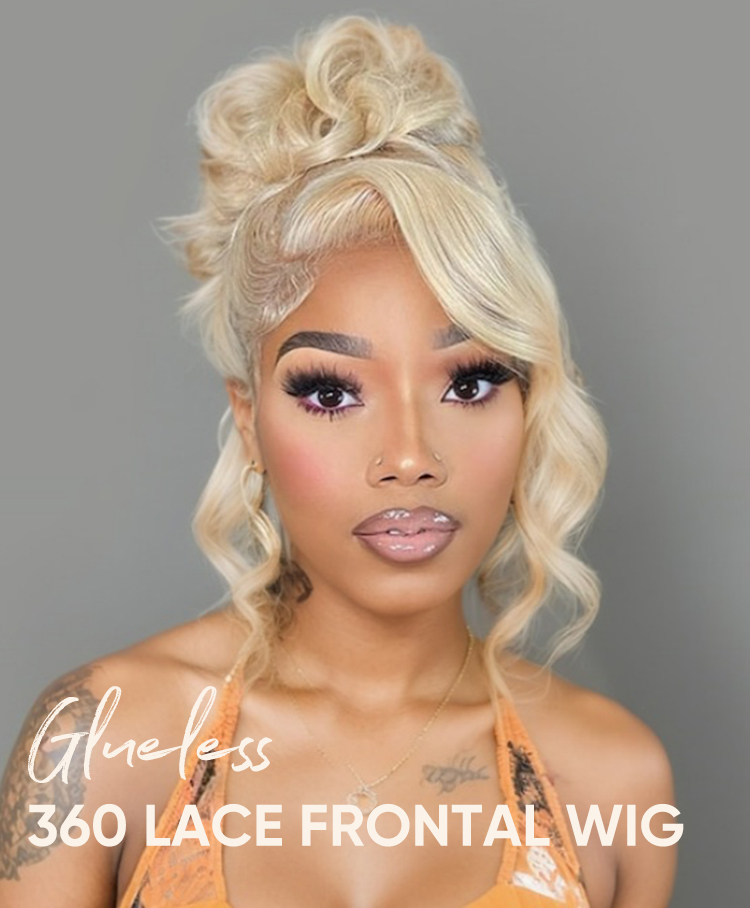 body wave glueless wig